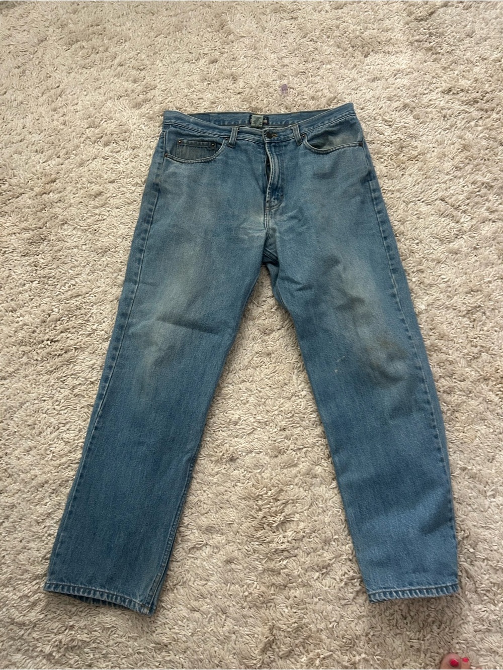 Vintage Steve & Barry’s Men's Blue Jeans - Comfortable Everyday Denim